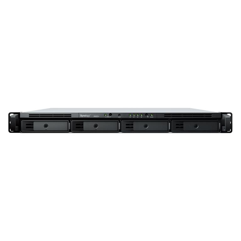 NAS assemblé Synology Rack (1U) RS822RP+ 64TB (4x16TB) avec disques Synology HAT 33xx