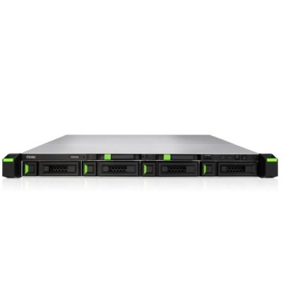 NAS Qsan XCubeNAS XN7004R – Rack 1U – 4 baies 2.5″/3.5″ + 2 baies 2.5″ Châssis nu (recon