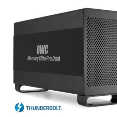 OWC Elite Pro Dual – 16TB (2x8TB) – RAID0/1 – Thunderbolt 2 / USB3 – intégration SQP