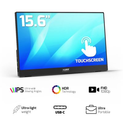 ECRAN NOMADE 15,6 » FHD IPS TOUCHSCREEN — PORT