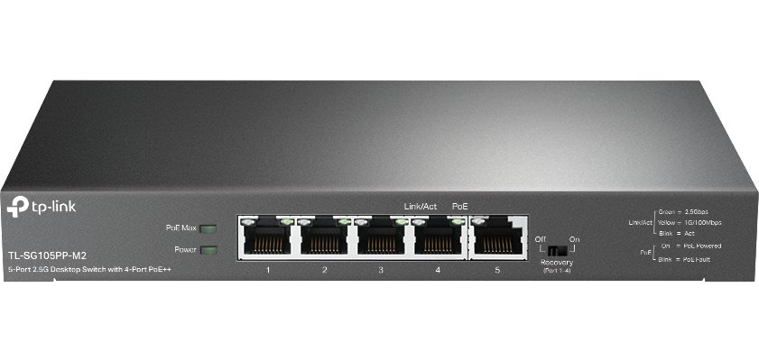 TP-Link TL-SG105PP-M2 commutateur réseau Non-géré Gigabit Ethernet (10/100/1000)