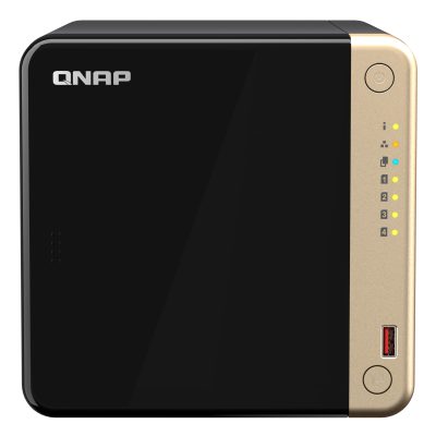 QNAP TS-464 NAS Tower Intel® Celeron® N5095 8 Go DDR4 0 To QNAP QTS Noir