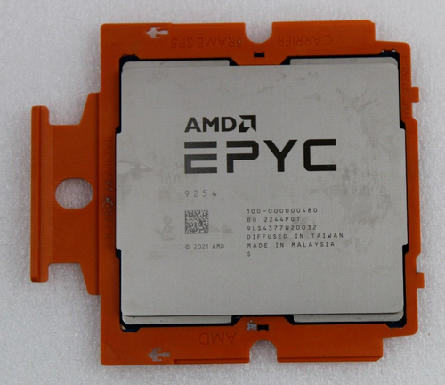 AMD EPYC model 9254 GENOA 24 Core Socket SP5 TRAY 100-000000480 – Image 2