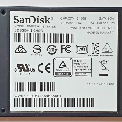 SSD SATA Samsung 240 Go