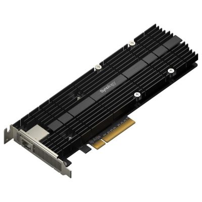 Synology Adaptateur combiné 2 x SSD M.2 et 1 x 10 GbE RJ45